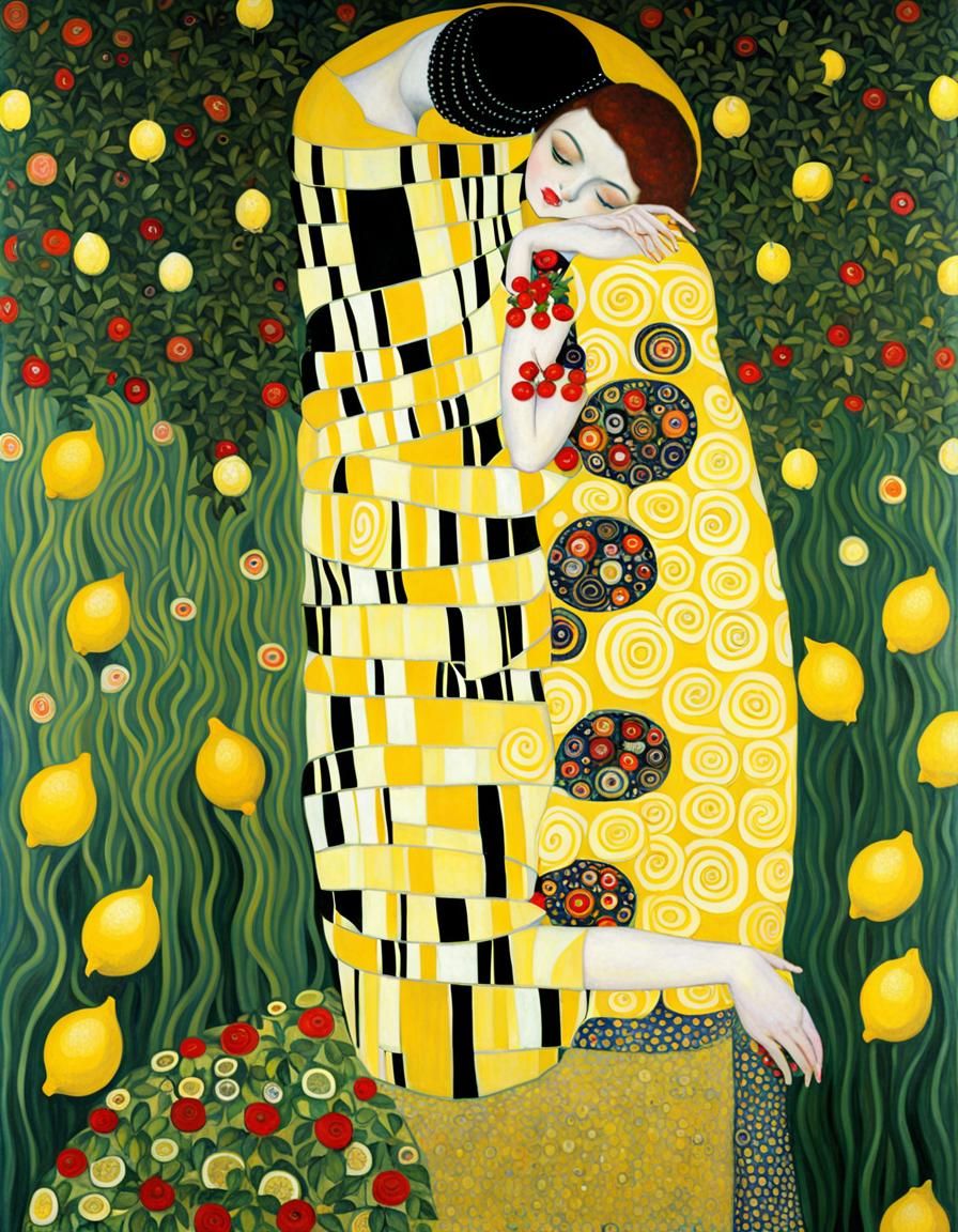 Jealousy, Klimt, Lemon