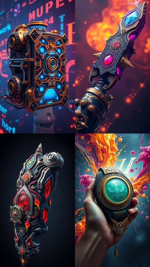 Fantastical High-Tech Device Concept Art