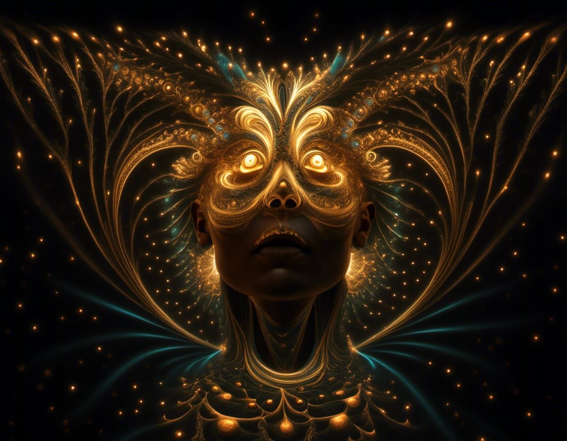 Detailed Fractal in CGI Style