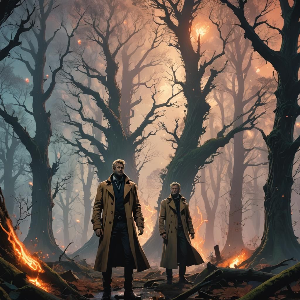 Constantine in Mystical Forest: Fantasy Concept Art