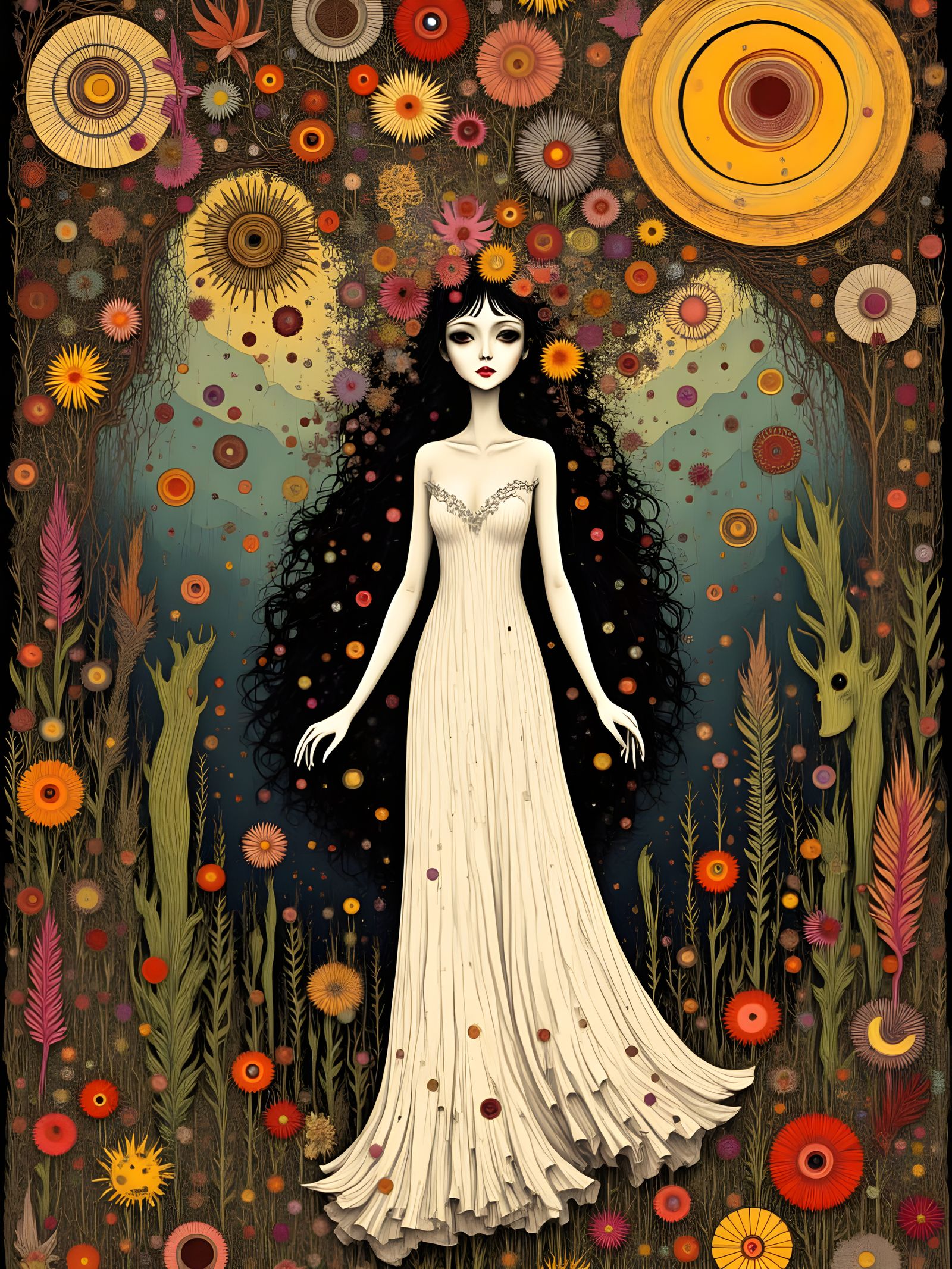 .....and nature sees her and feels her presence there, peace...