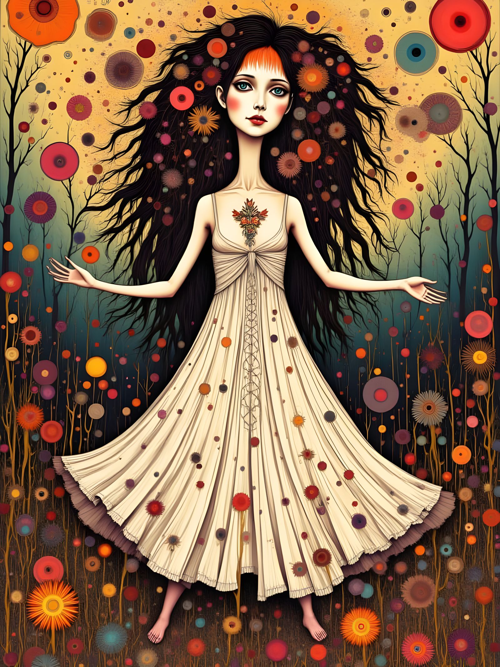 Barefoot in that sixties groove