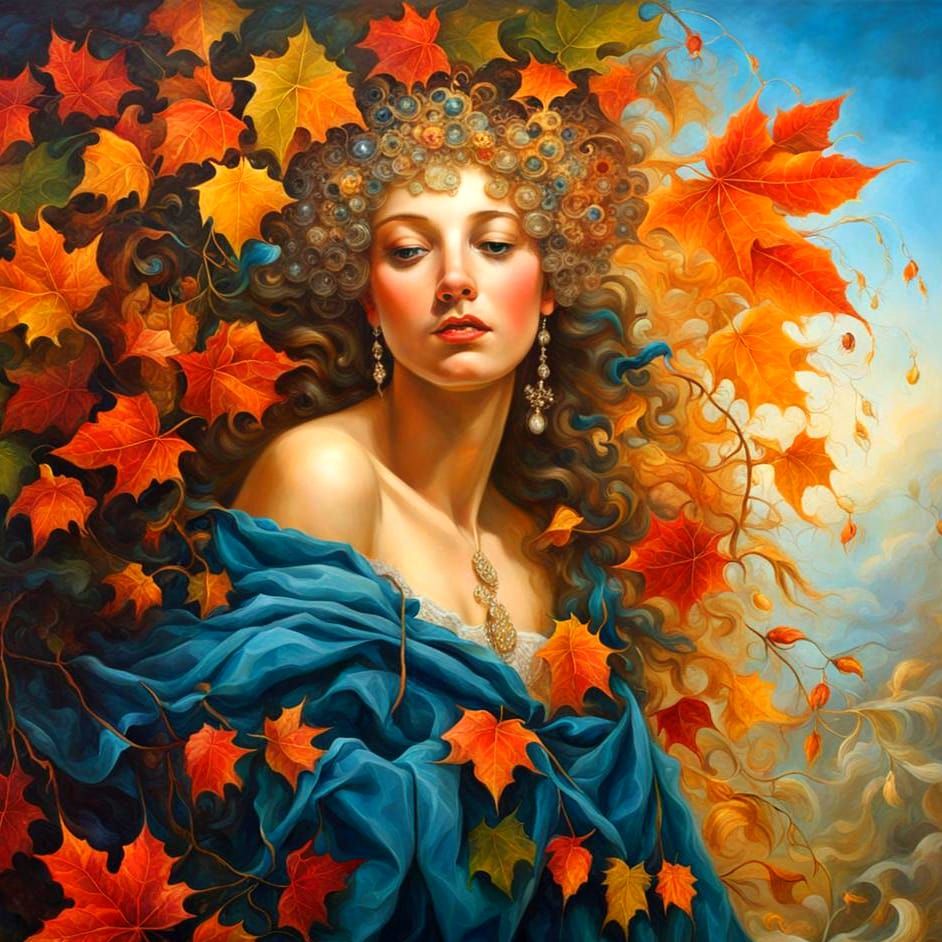 Dew-Kissed Cobwebs: Surrealism with Rich Colors