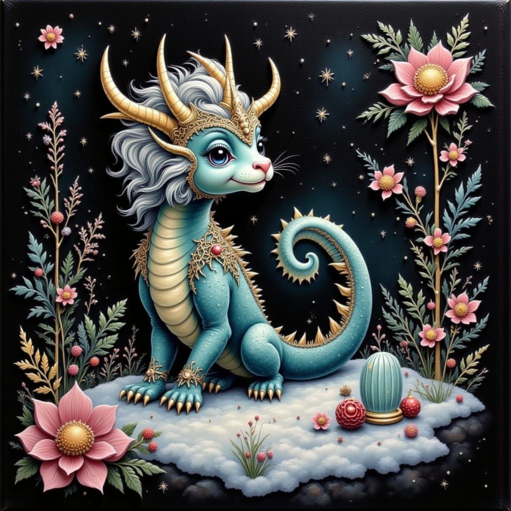 Fifi the gray haired dragon