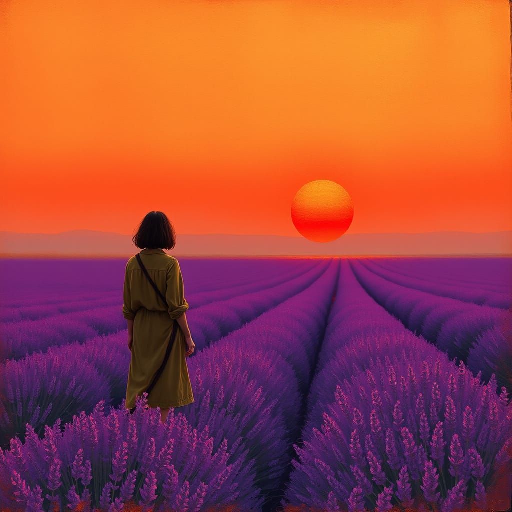 Ethereal Landscape in Impressionistic Style