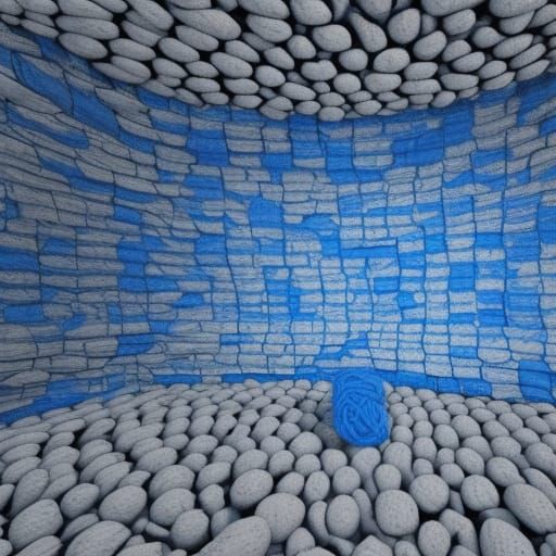 Yarn covering cavern