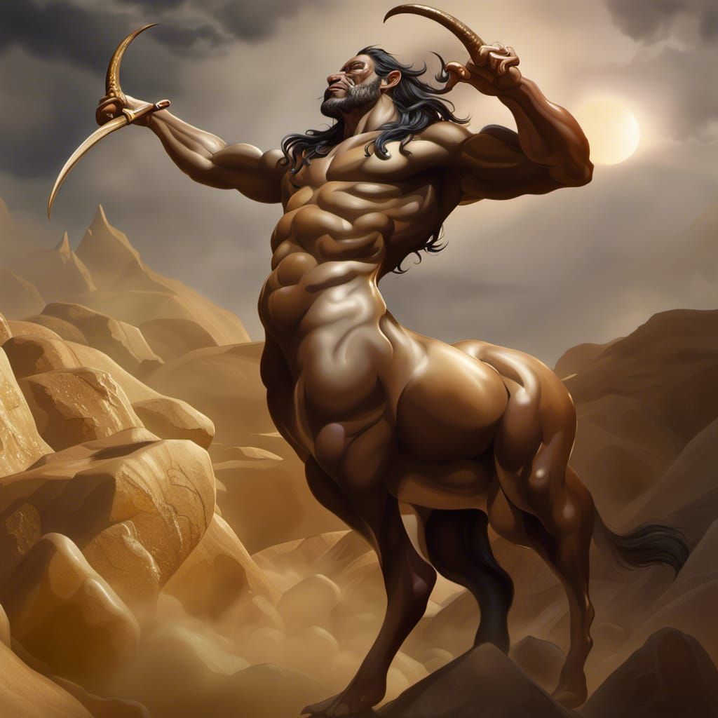 A Centaur in Photorealistic Render