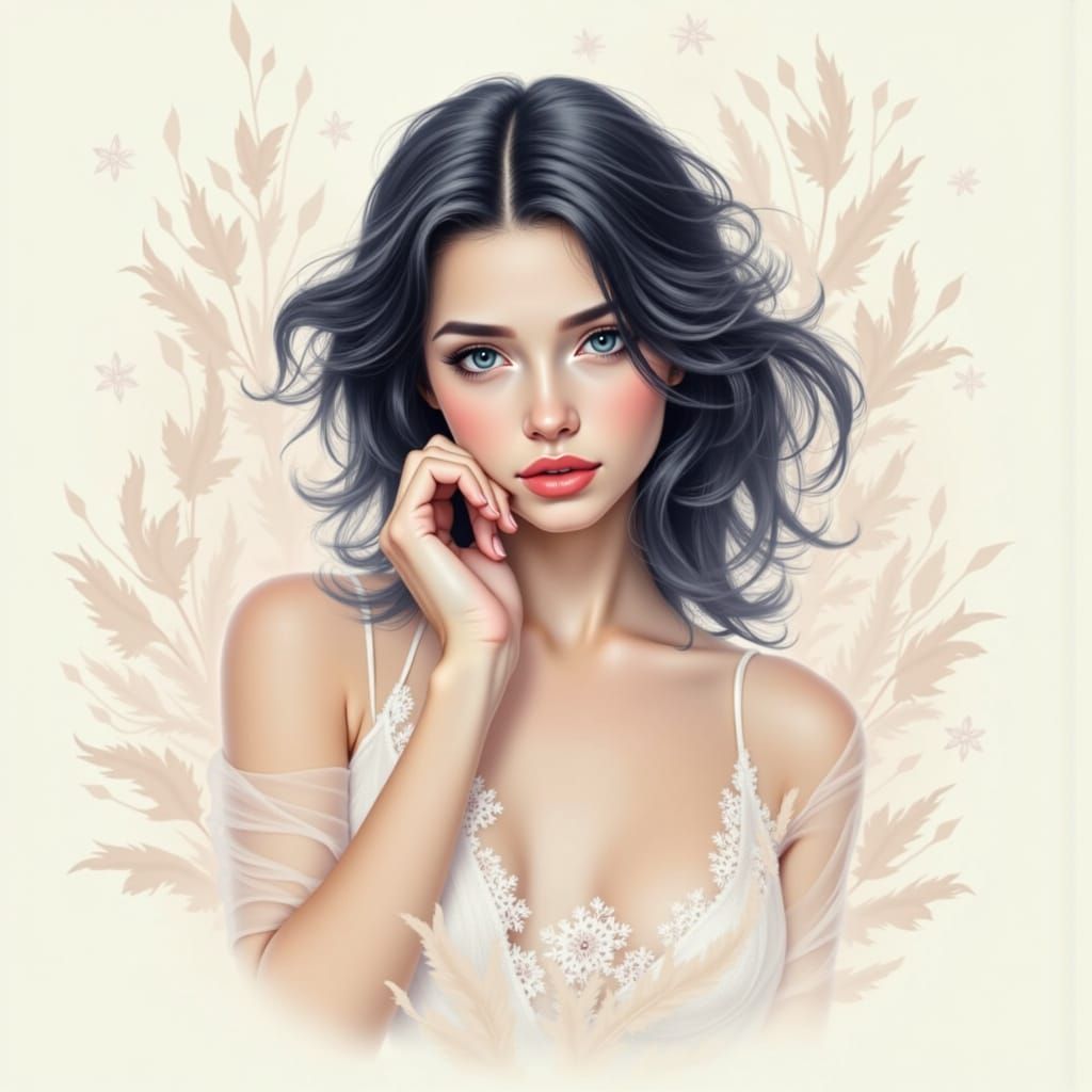 Dreamy Portrait of Ivi in Ethereal Style