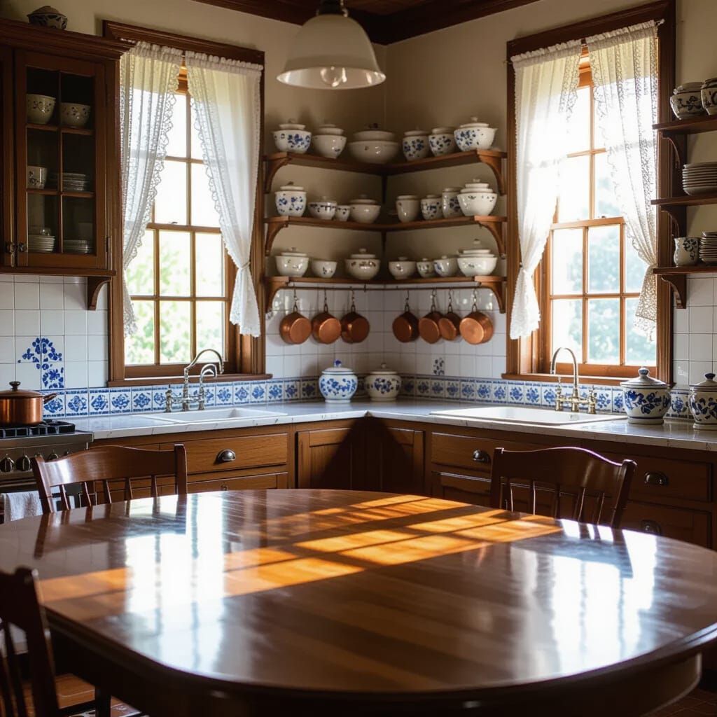 Warm Argentine Kitchen with Rustic Elegance