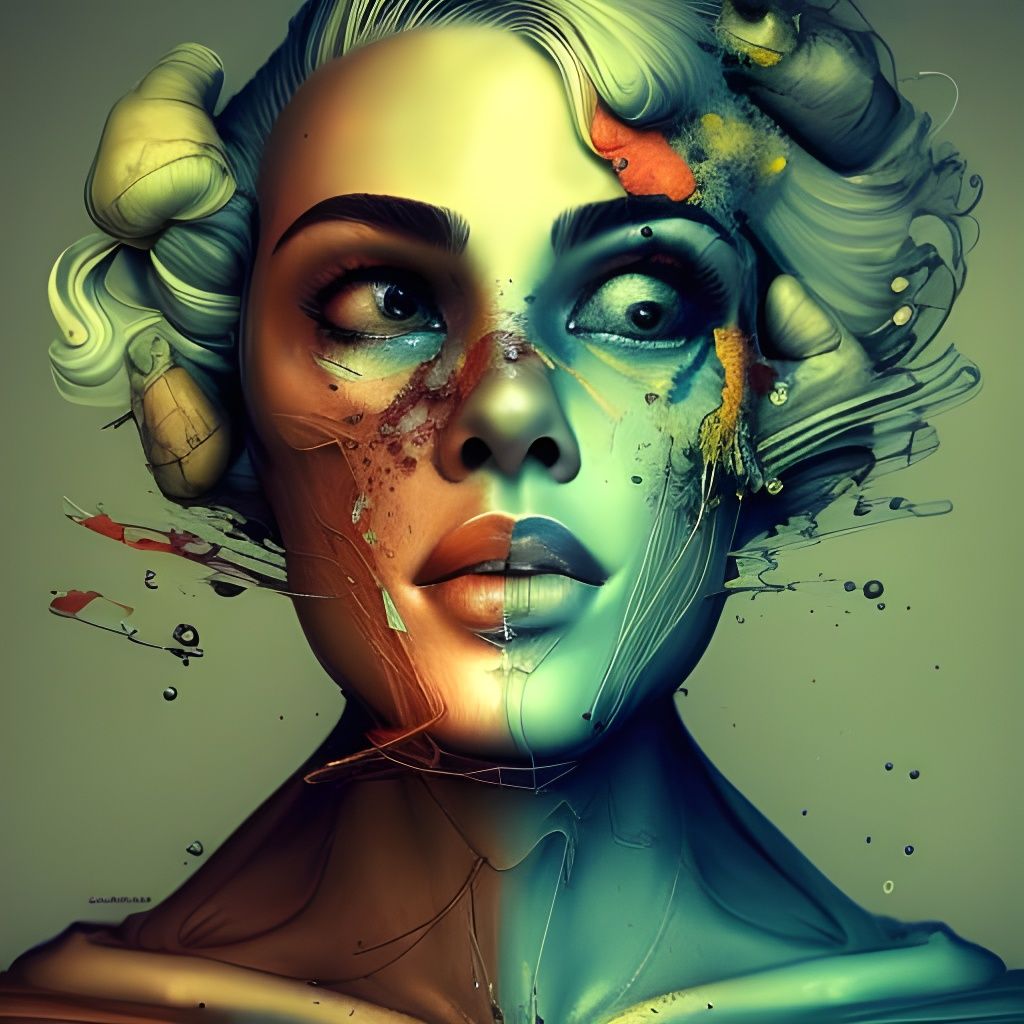 Comic Book Style Portrait with Dynamic Lighting