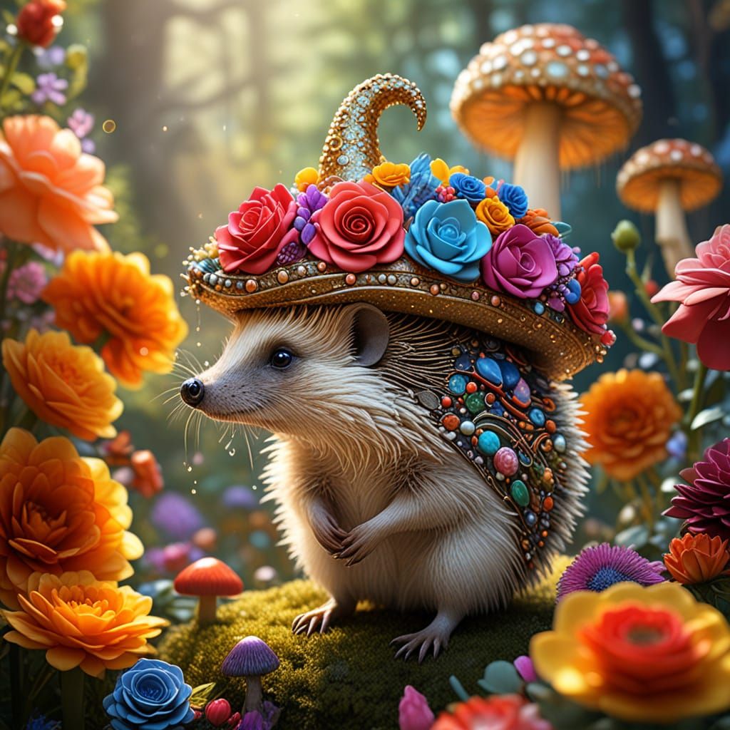 An Hyperreal Mexican Hedgehog