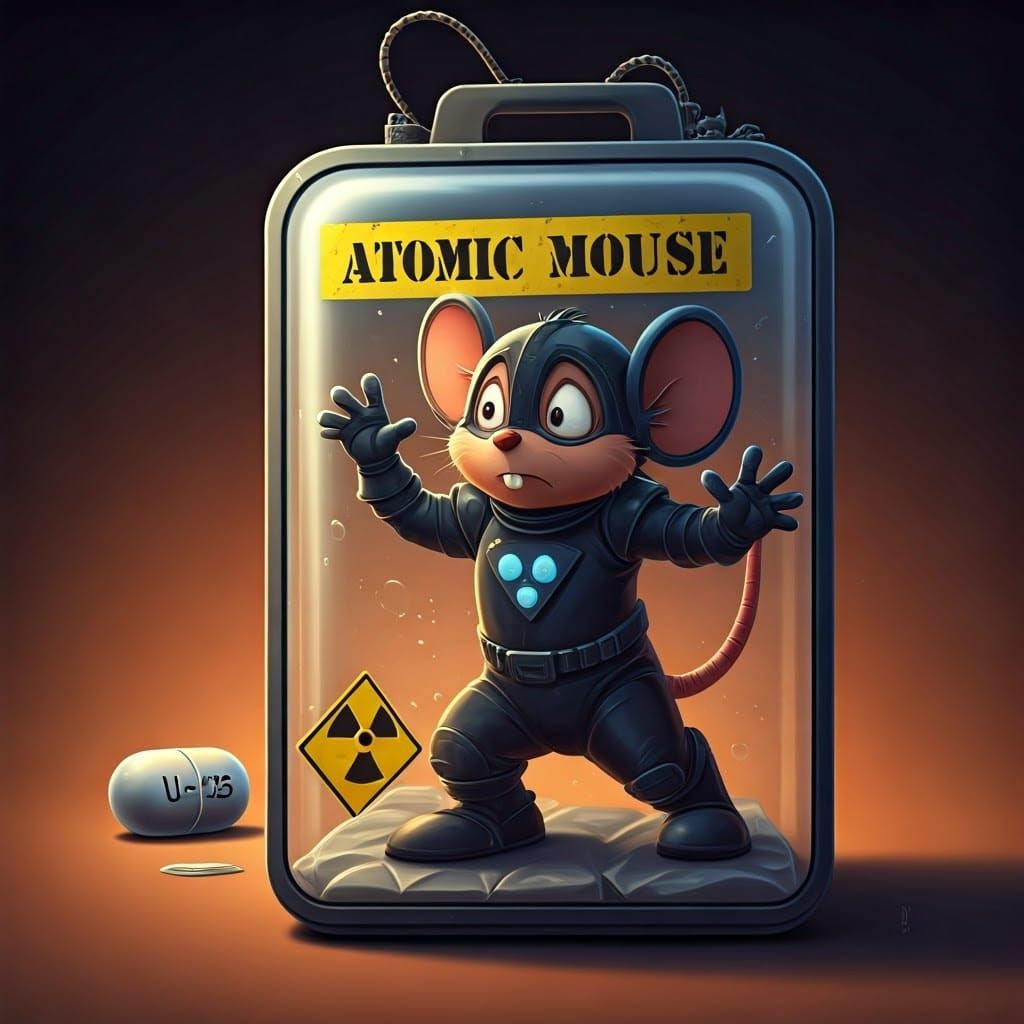 Atomic Mouse Breaks Free from Radioactive Package