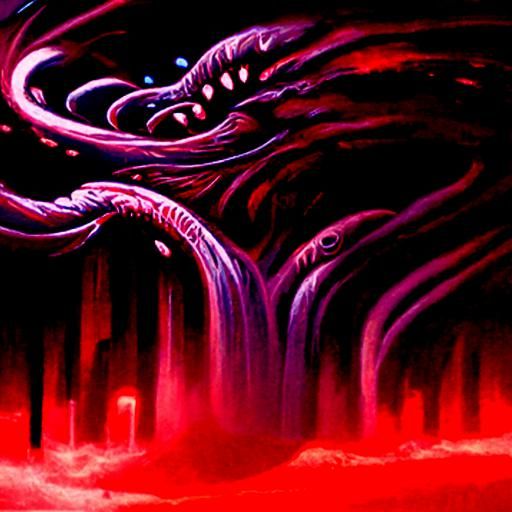 Charybdis Illustration in Dan Mumford Style