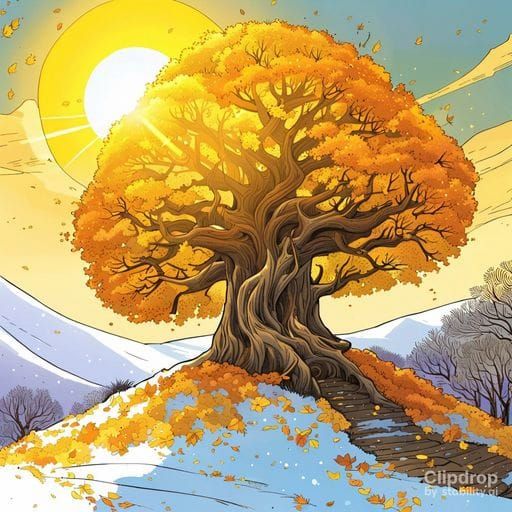 Call of the North: Minimalist AI Art