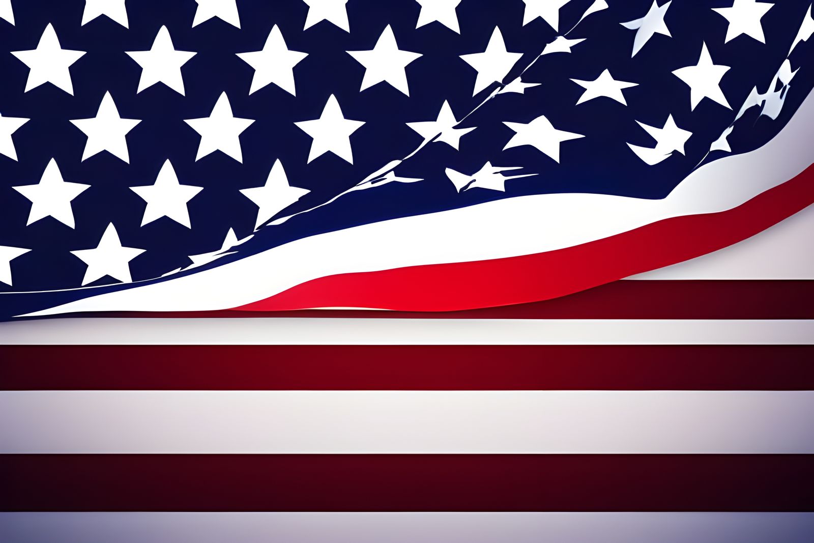 Patriotic USA Flag Wallpaper Design