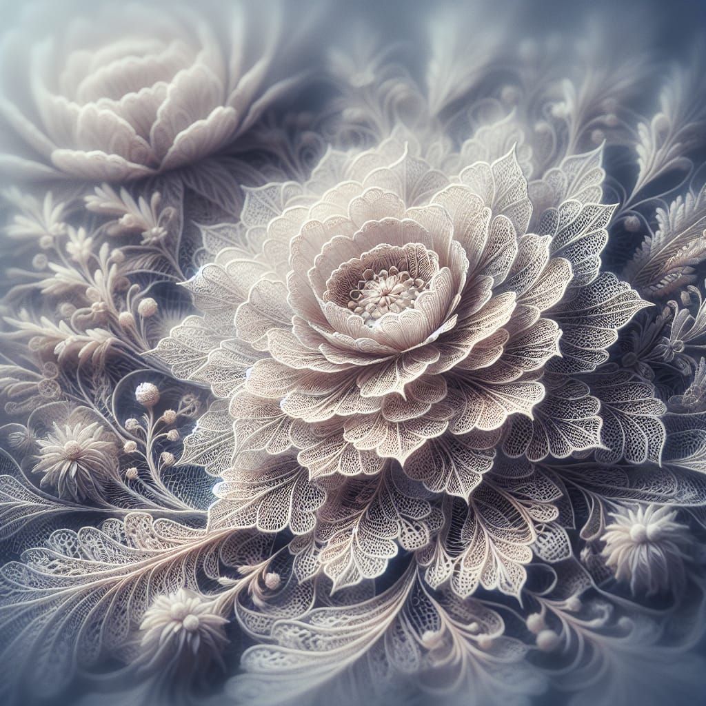 Lace Blooms in Dreamy Elegance