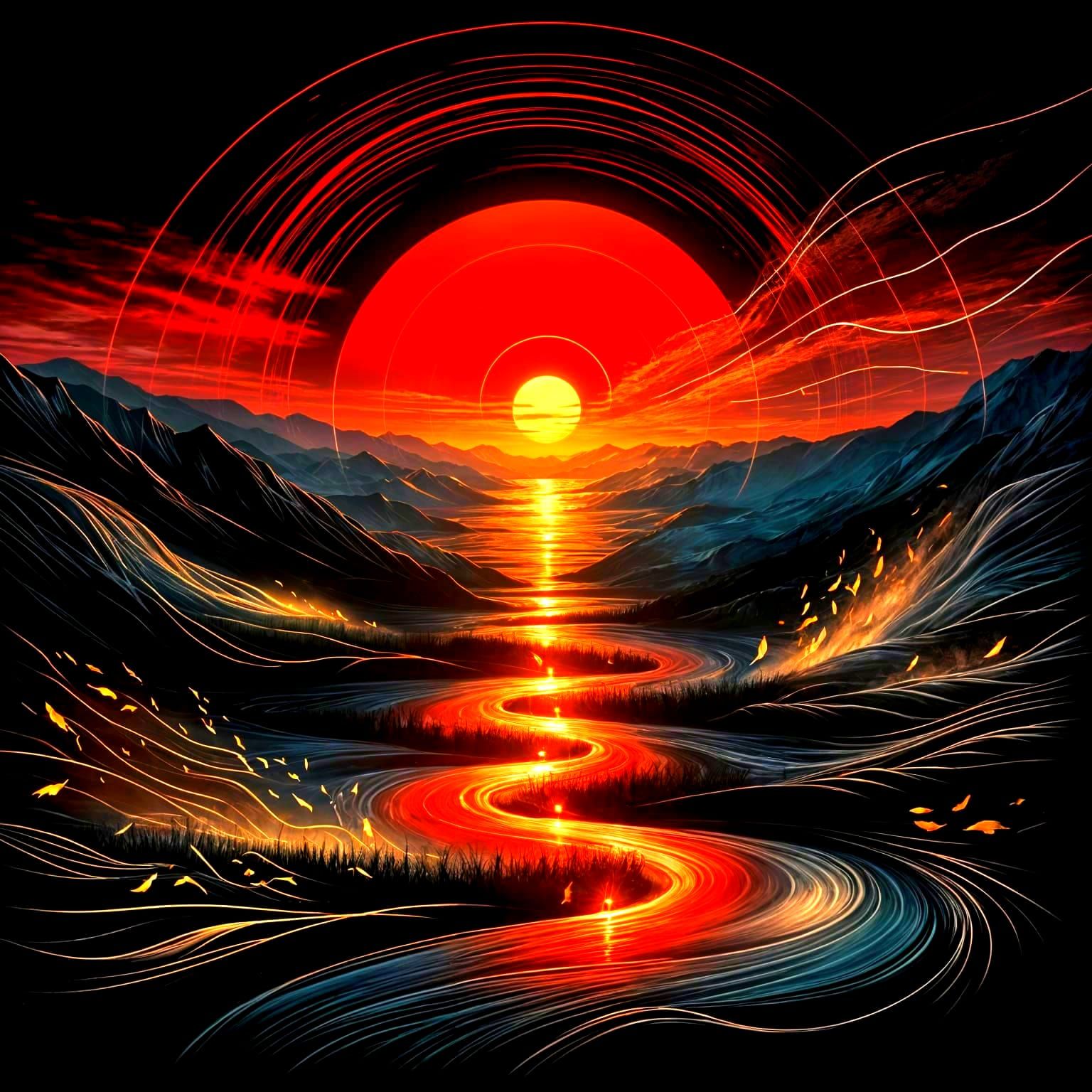 Ethereal Landscape Reflects Emotional Journey