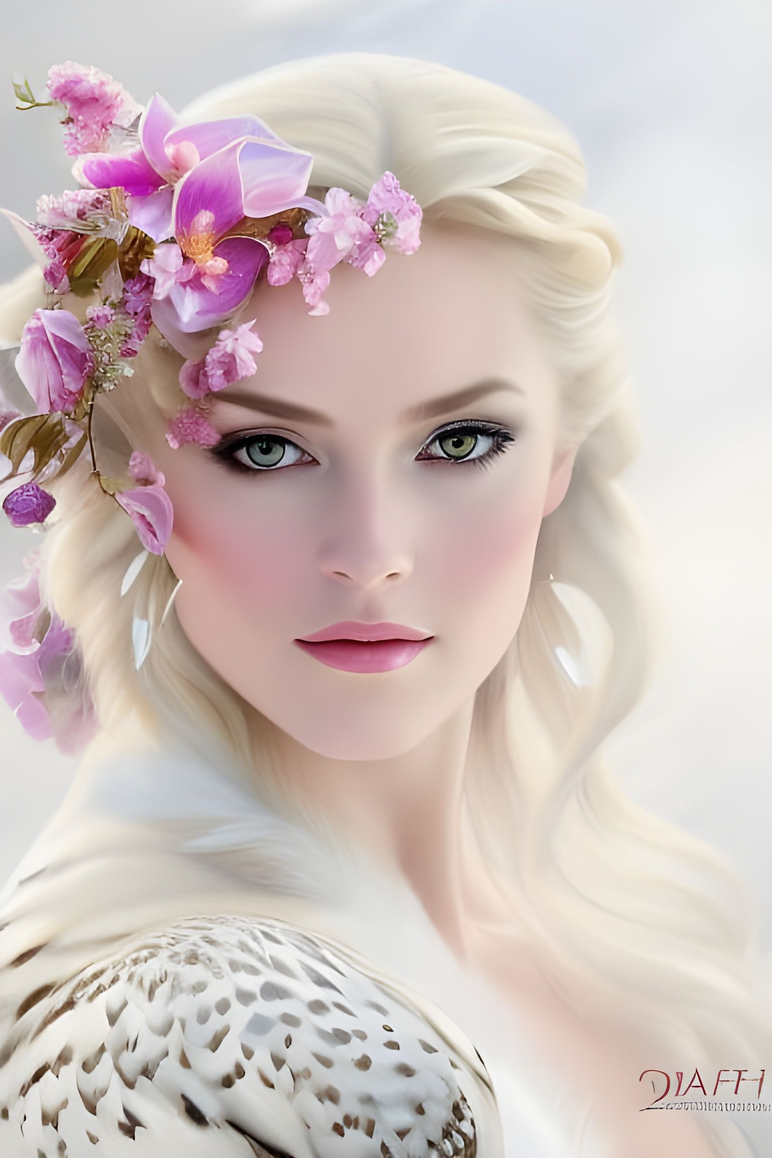 Part girl part flower part owl