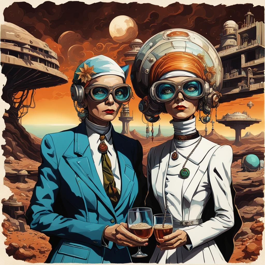 The FlintsDunes: A Modern Spice-Age Family in Retropunk