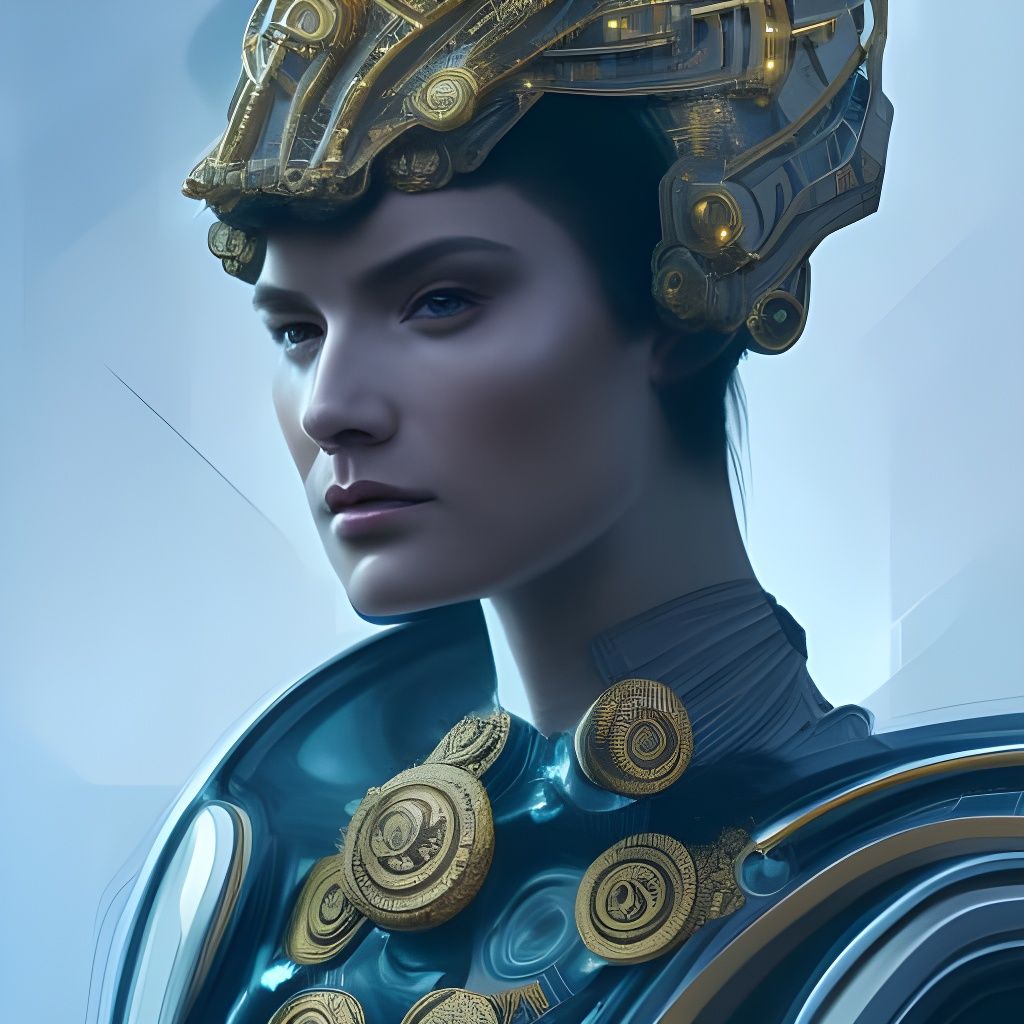 Futuristic Versace Spaceship: Regal Concept Art