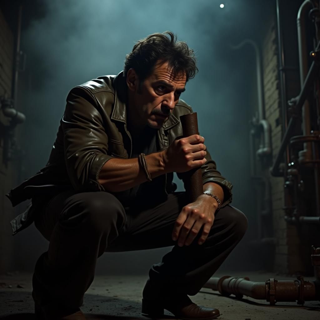 Dramatic Gas Leak Film Still in Gritty Industrial Setting
