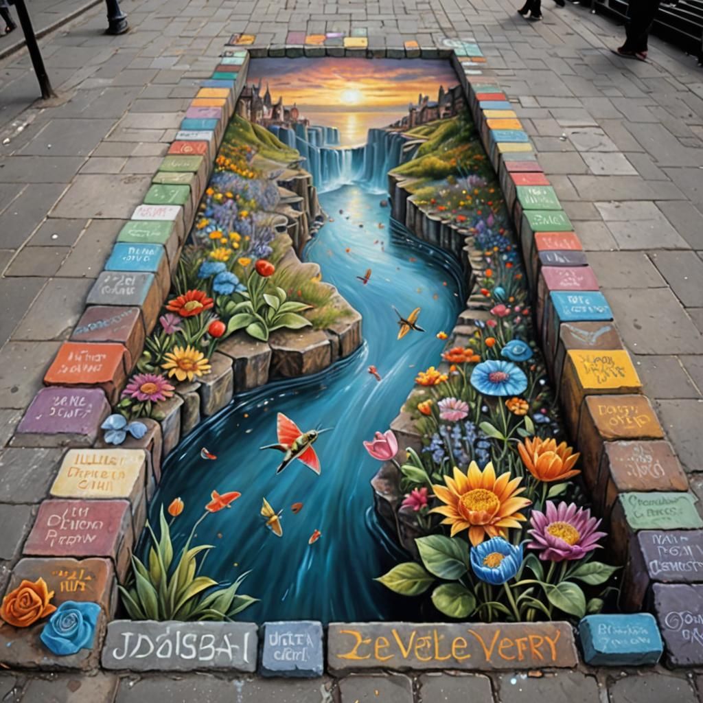 Chalk art portal