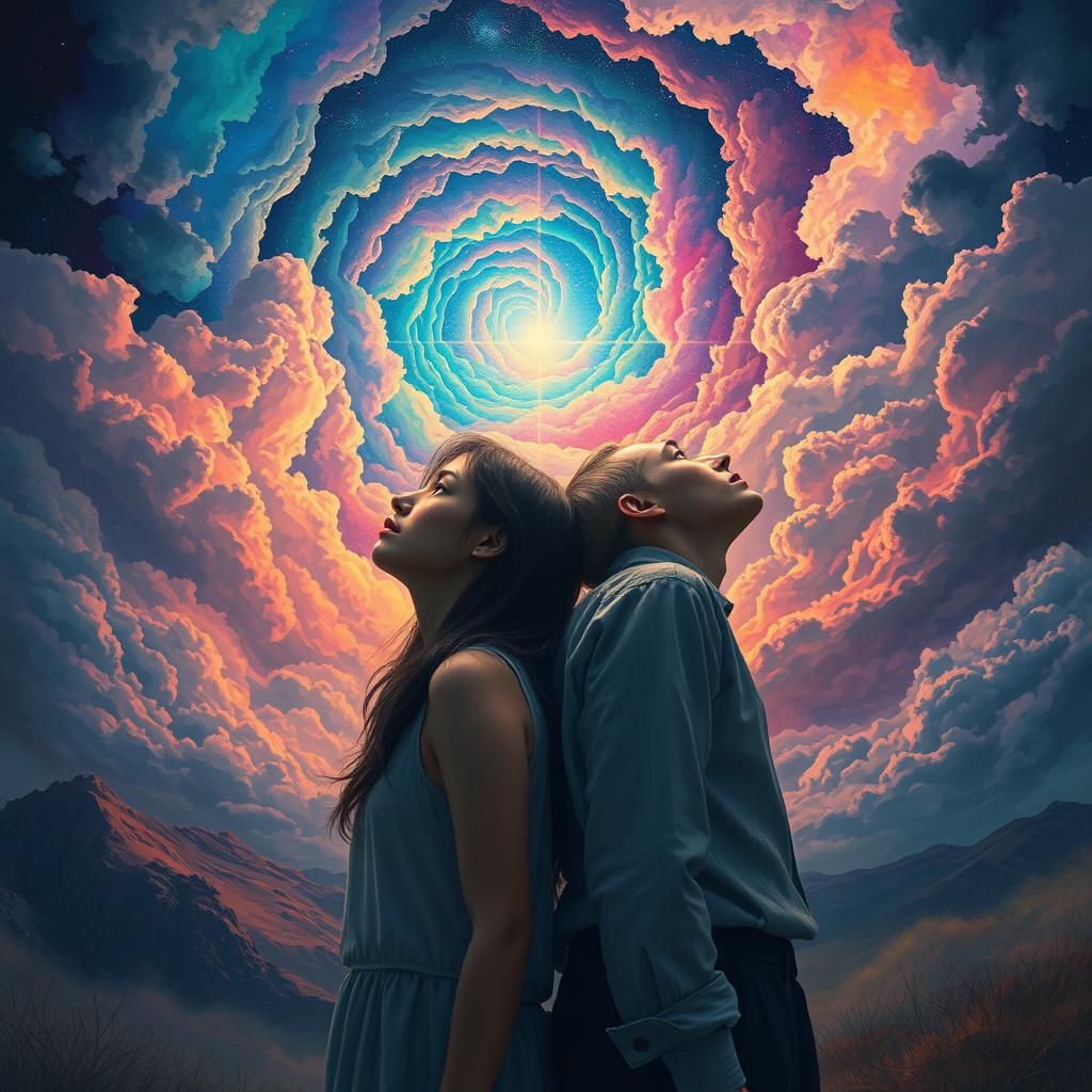 Creative Harmony in a Stormy Landscape