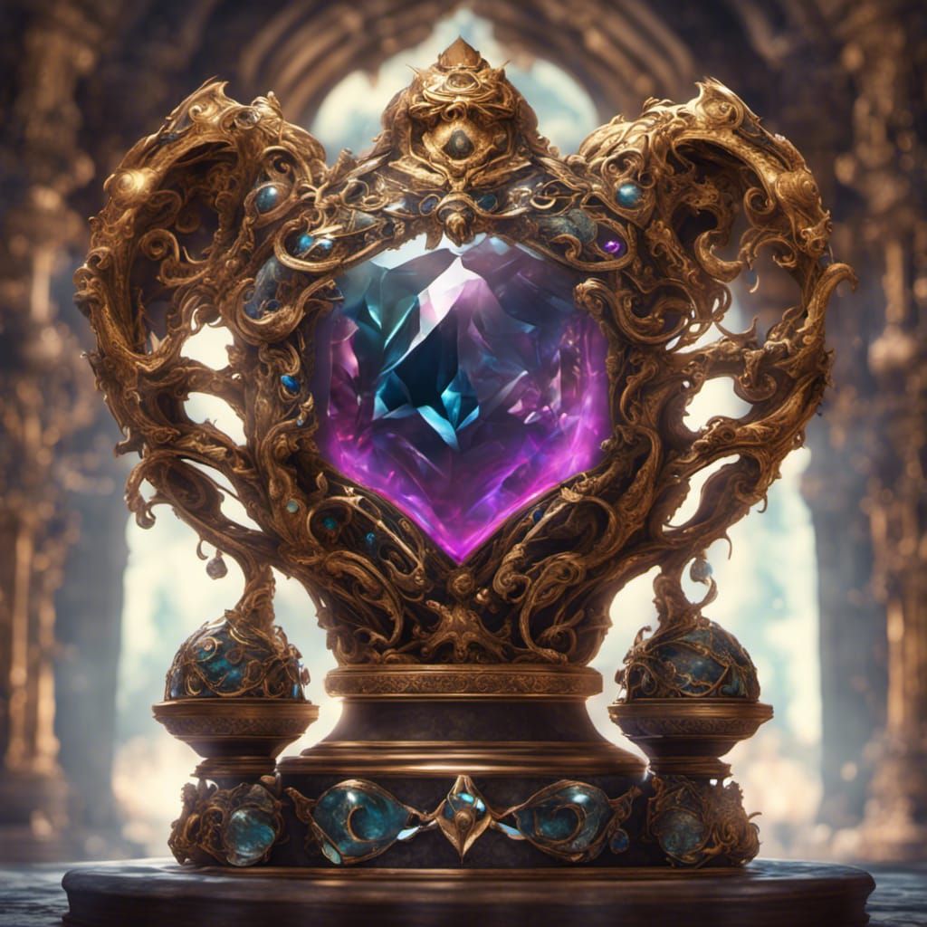 Ornate Jeweled Trophy: Best in Everything, Digital Art