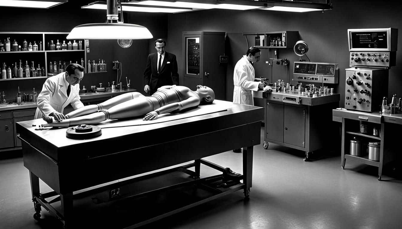 Meanwhile, in an Ed Wood Movie - Sci-fi Diorama  Style in th...