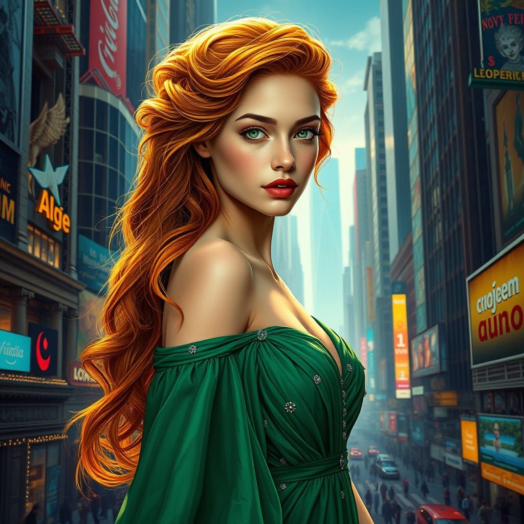 Golden Goddess of the Urban Jungle