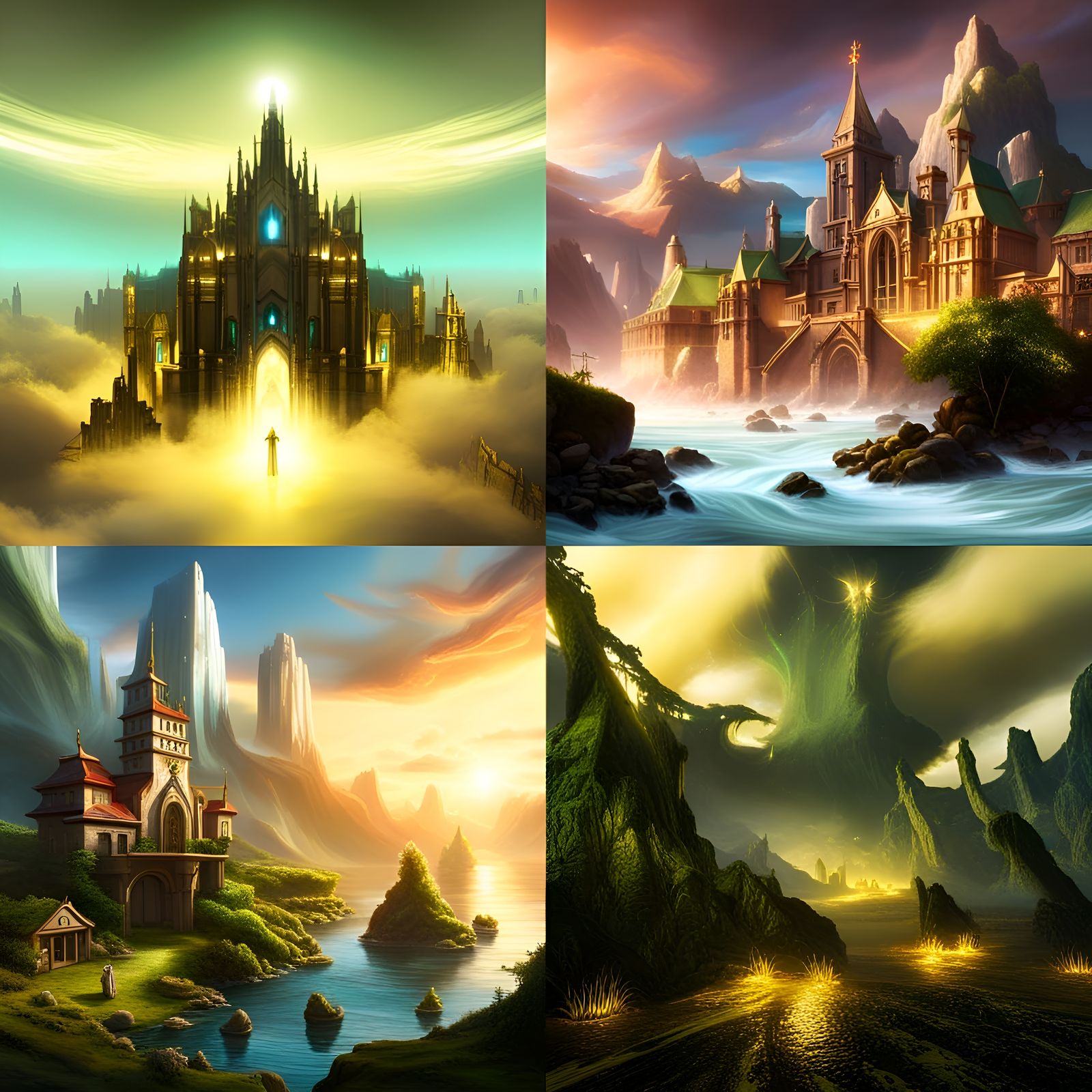 Angelic Illumination at End of Days: Digital Art