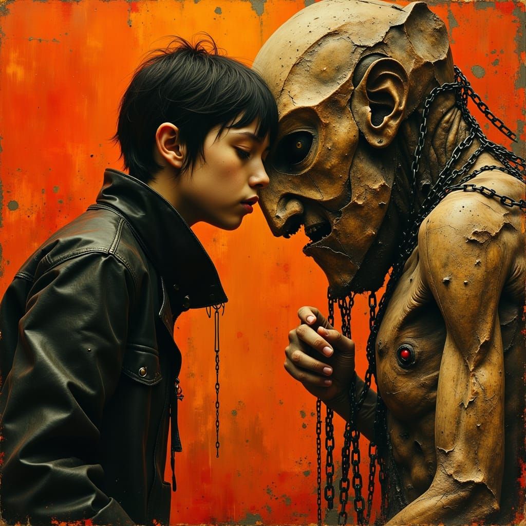 Emotional Monster-Master Dynamic in Utopian World