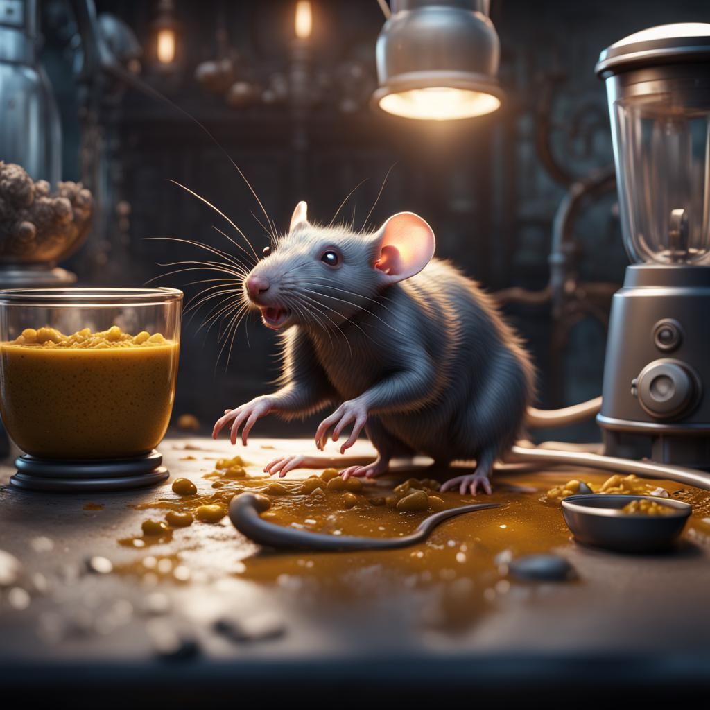 Rat in Blender: Detailed Matte Painting