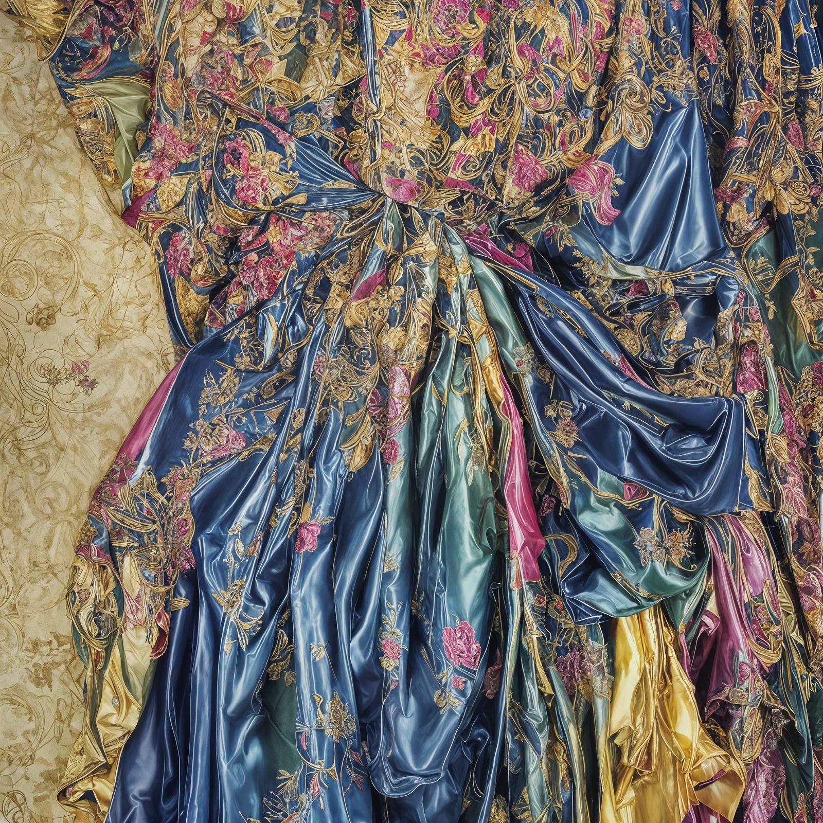 drapes nicely over the human form...