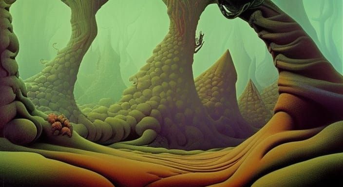 Mystical Dreamscape with Dynamic Lighting