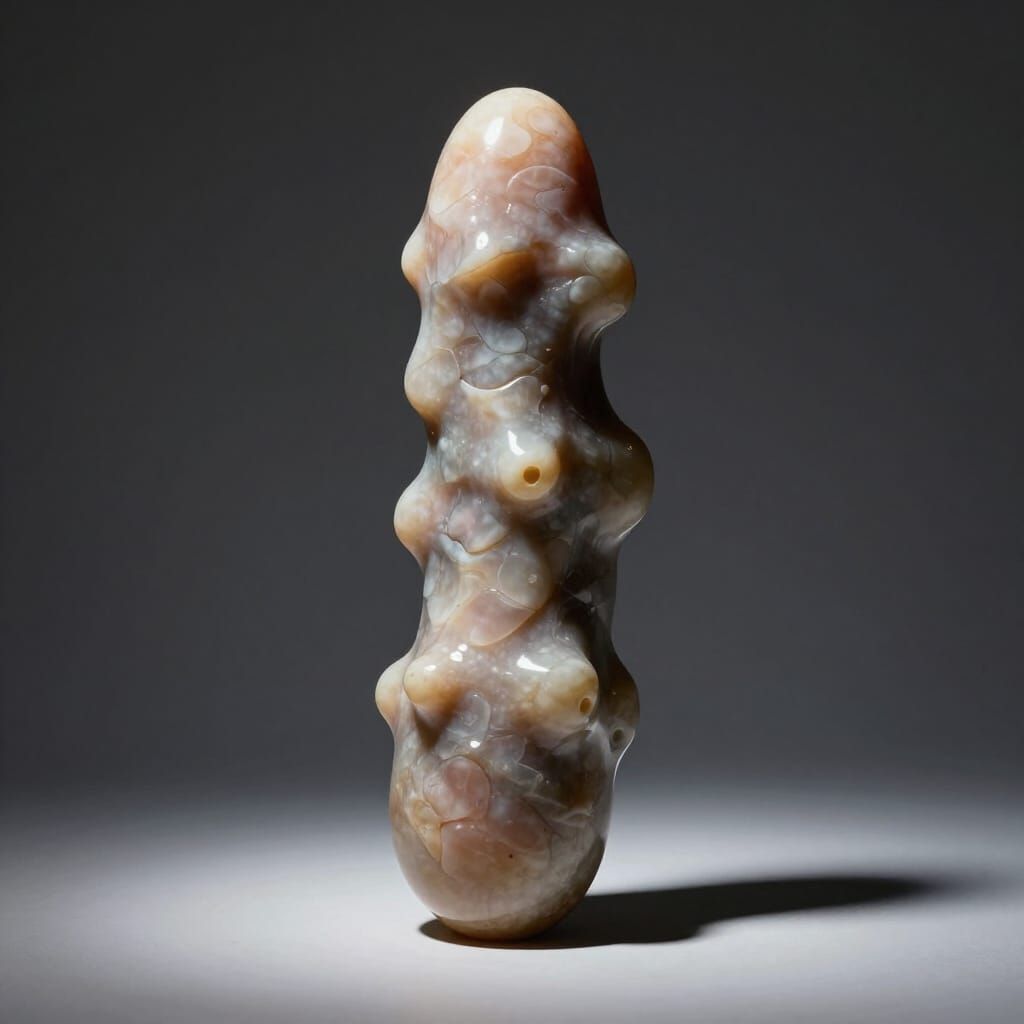 Abstract Sculpture Resembling a Unique Form