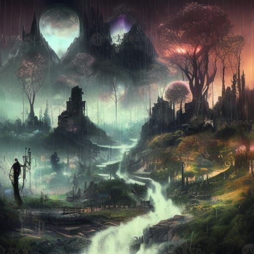 Ethereal Stormsong in Post-Apocalyptic Ruins