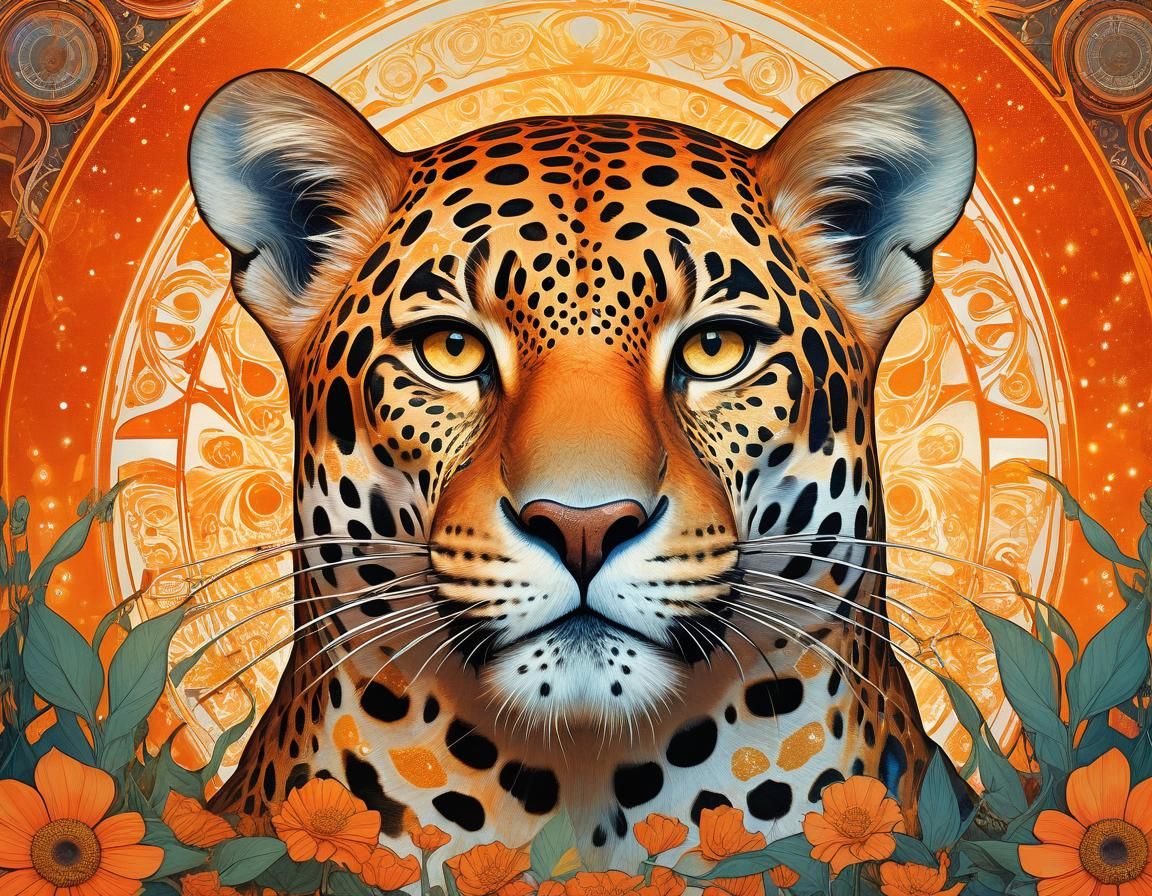 Ethereal Floral Fantasy in Solarpunk Style