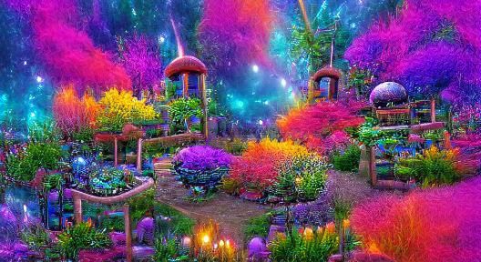 Magical Garden with Infinite Colors