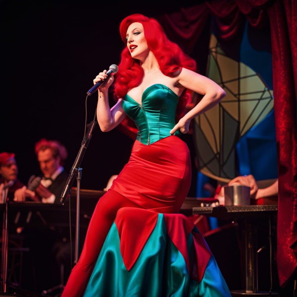 Jessica Rabbit Sings Cabaret in Real Life