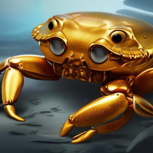 Golden Crab: Epic Digital Matte Painting