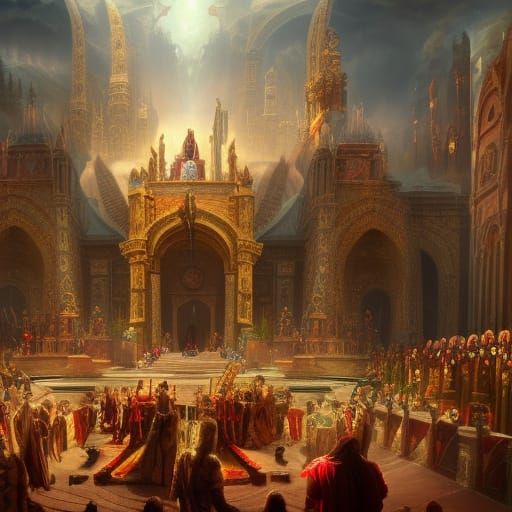 Heroic Gods Assemble to Honor Visiting Hero