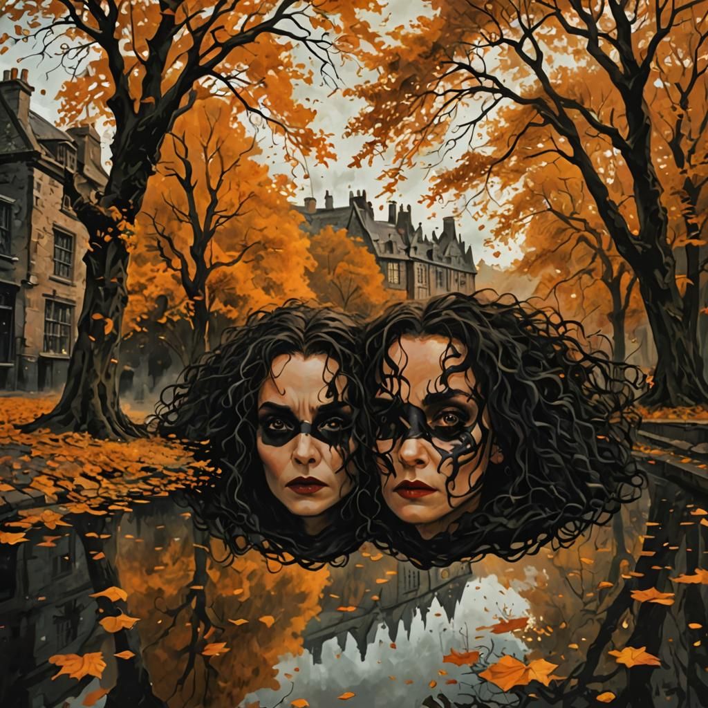 Bellatrix Lestrange Portrait: Digital Art