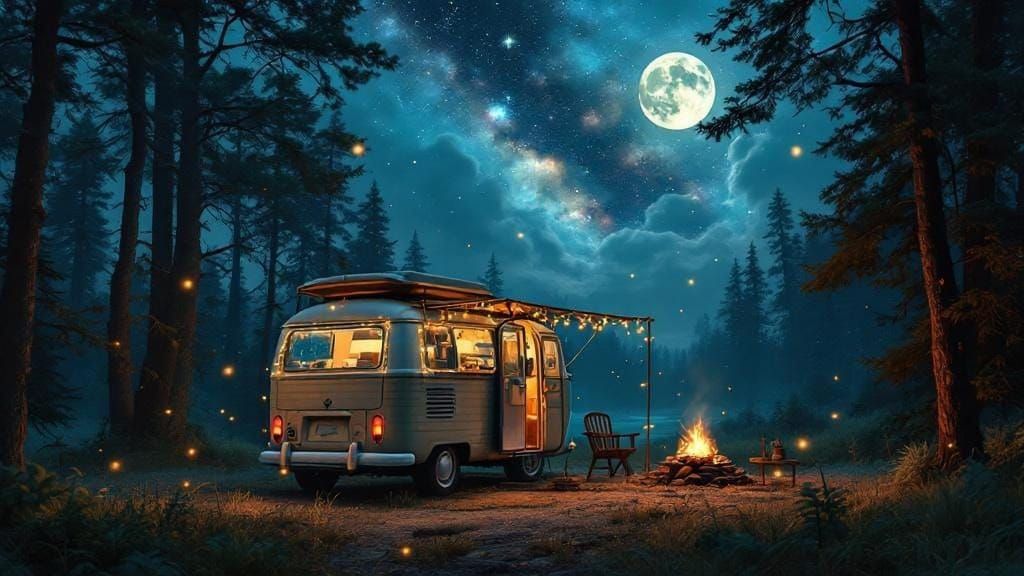 Let's sleep under the stars