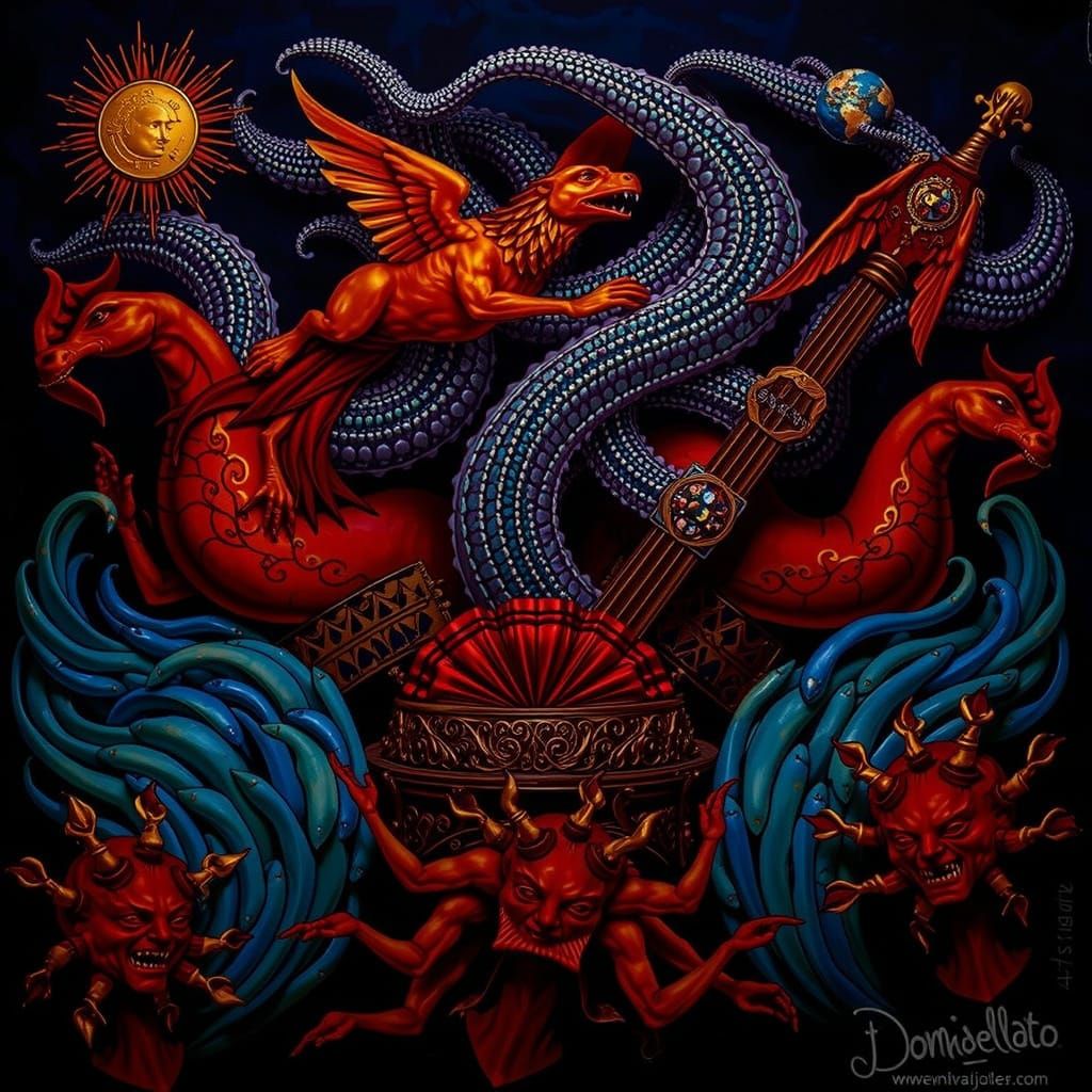 Psychedelic Donatello Pulpit at Prato Cathedral