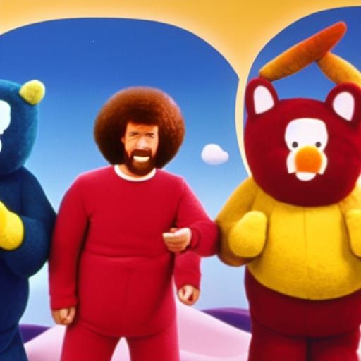 Bob Ross Meets the Teletubbies