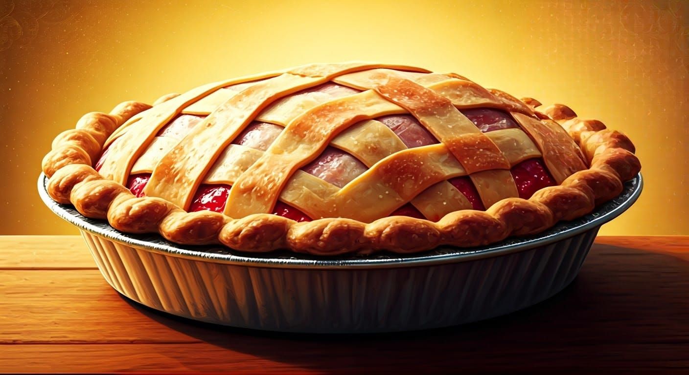 Vibrant Whimsical Pie Celebration