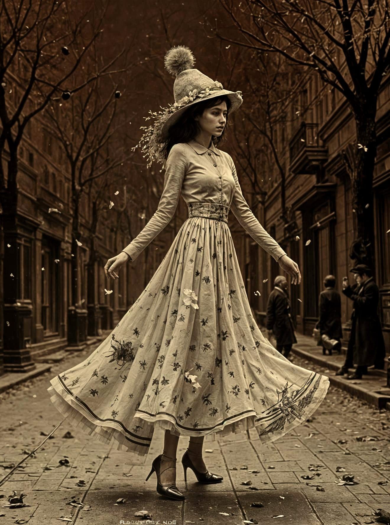 Lucky Charm Poster in Kandinsky Street Art Style