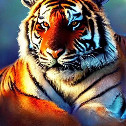 Tiger in Divine Sunshine