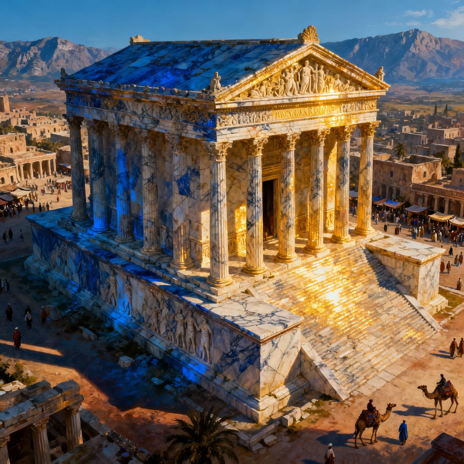 Mausoleum at Halicarnassus: A Grand Tomb in Realistic Fantas...